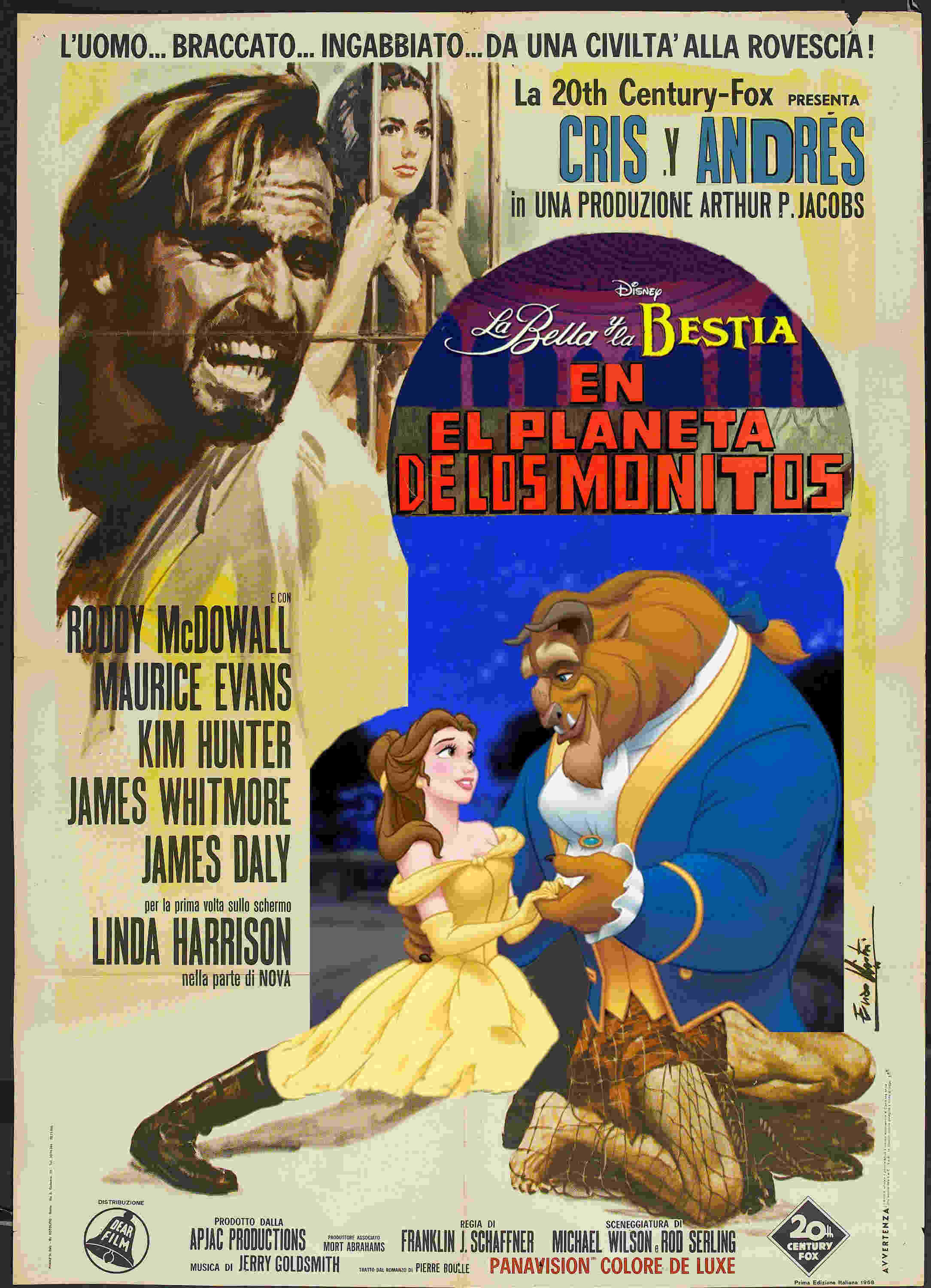 Belle Beast and the planet of the Apes
