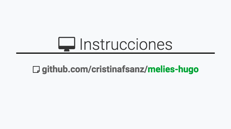 Instrucciones Blog